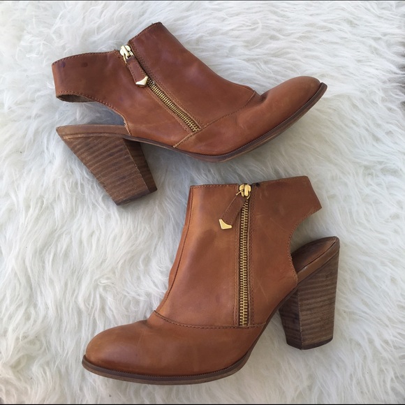 ALDO Shoes - ALDO SZ 10 LEATHER TAN ANKLE BOOTS SHOES