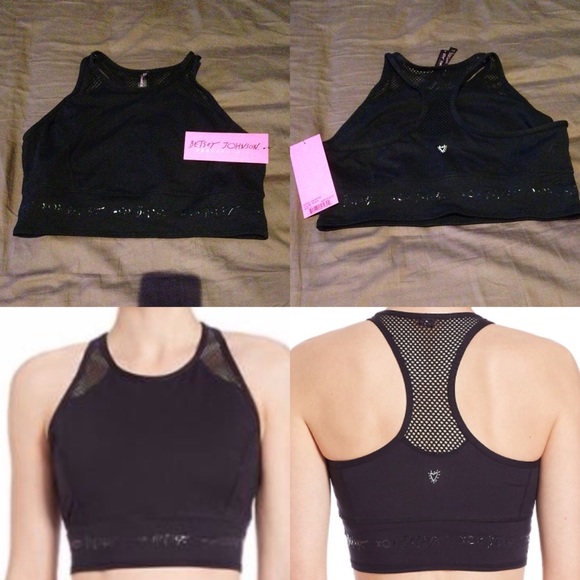 betsey johnson performance sports bra
