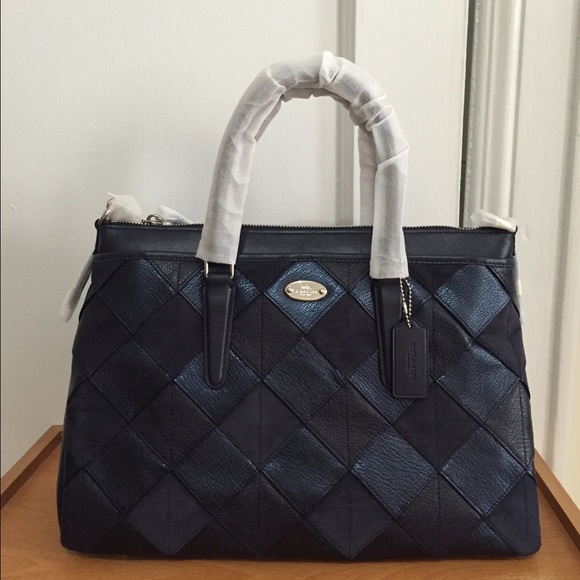 NWT Coach Morgan Satchel Patchwork Leather F36698