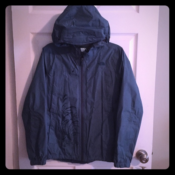 NORTH FACE HYVENT RAIN JACKET W/HOOD