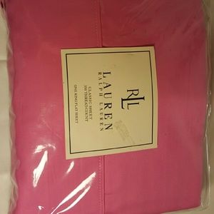 RALPH Lauren King Size (Only Flat Sheet) 350 threa