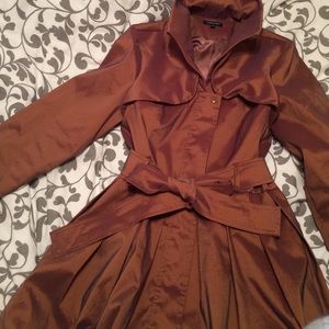 Bubble dress trench coat