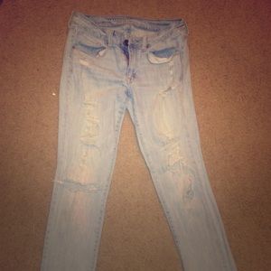 American eagle ripped jeans