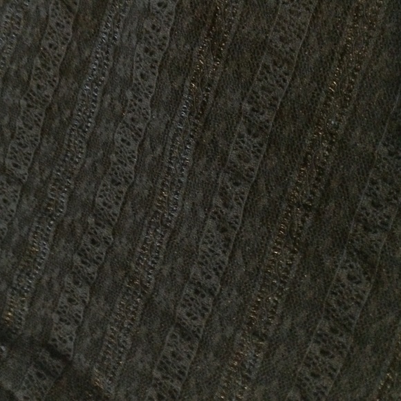 NEW crocheted Crop top lace black scoop summer - Picture 3 of 5