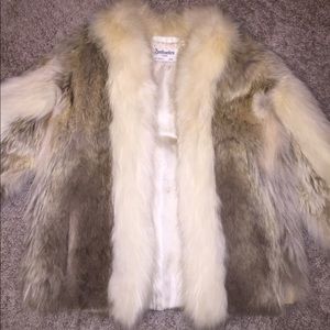 Beautiful vintage fox coat