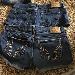 2 hollister co shorts. Selling together