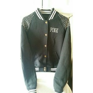 Pink VS Varsity Jacket