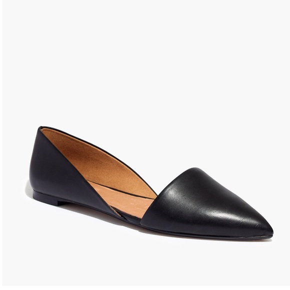 Madewell Shoes - BNIB Madewell Lydia Flat in True Black Leather