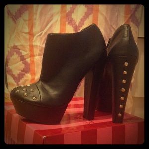 Studded Pump Booties!!! NWOT