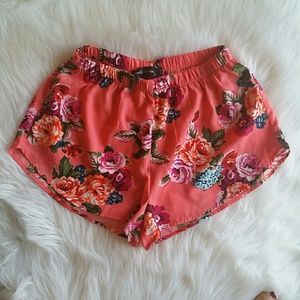 Flowered Shorts NWOT