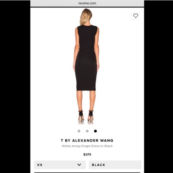 T by Alexander Wang Matte Jersey Dress