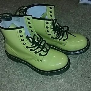Dr. Martens Yellow Boots