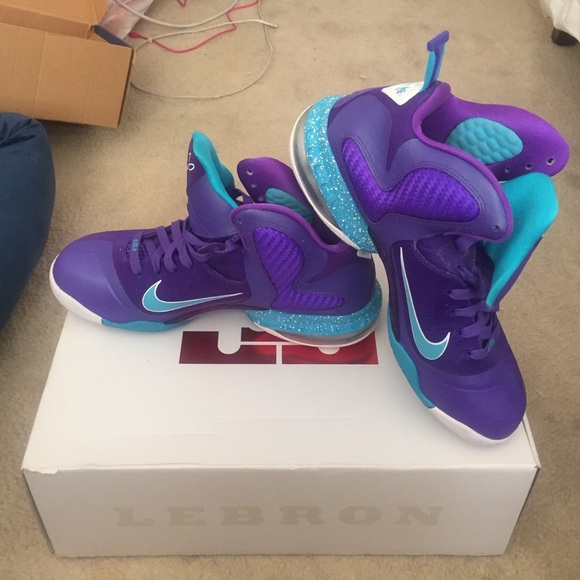 Lebron 9 Purple/Turquoise Blue