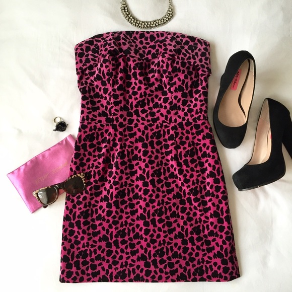 Betsey Johnson Velvet Leopard Minidress
