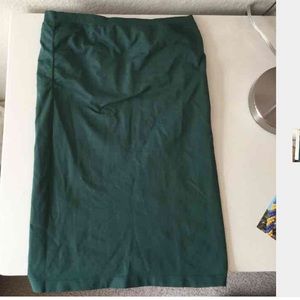 Olive green tube top