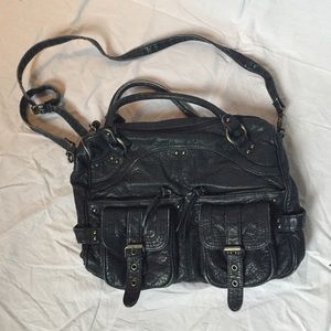 Navy blue cross body purse/bag