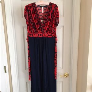 SALE! NWT Pinkblush Maternity Maxi Dress Size L