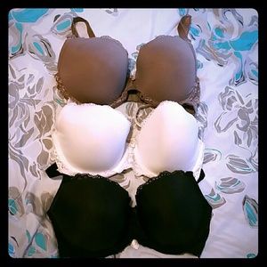 BUNDLE OF 3 VS 34DD Dream Angel Lined Demi