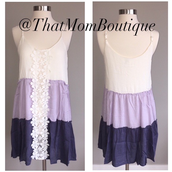 😱FLASH SALE🌟❣LAST ONE- size LG❣ Boho Mini Dress - Picture 3 of 4