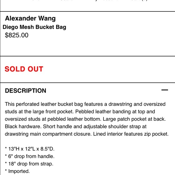 More Photos -Alexander Wang Diego Mesh Bucket Bag - image 3