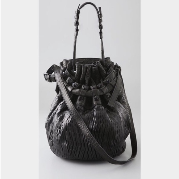 More Photos -Alexander Wang Diego Mesh Bucket Bag - image 4