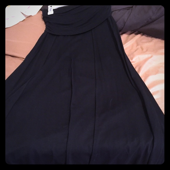 Black maxi skirt