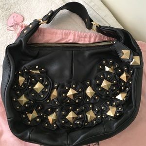 Isabella Fiore black studded purse