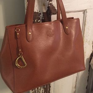 Ralph Lauren purse. Brown Leather. Great shape!