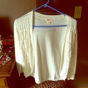 NWOT White cardigan! Perfect over a summer dress!