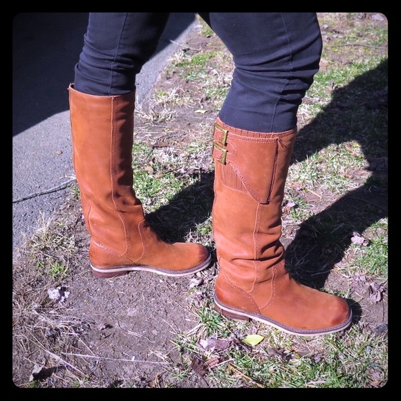 Lucky Brand Leather Riding Boots
