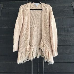 Fringe cardigans