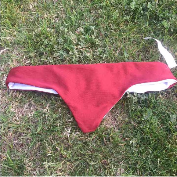 SOLD - Nalu Swimwear Red Bottoms