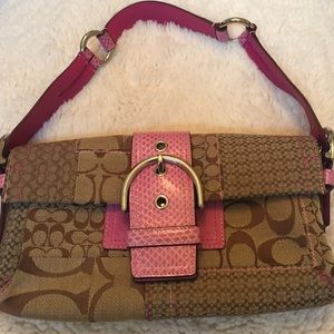 Authentic coach shoulder bag