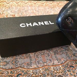 Authentic Chanel prescription glasses case and box