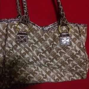 Brown baby phat logo bag