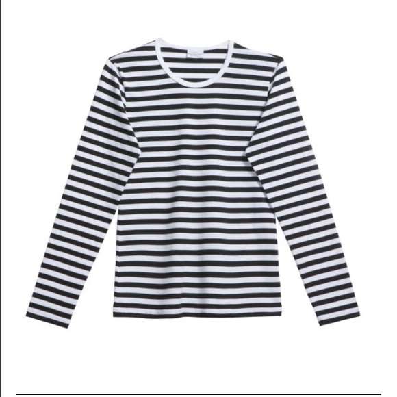 Marimekko Purple and Tan Striped Shirt