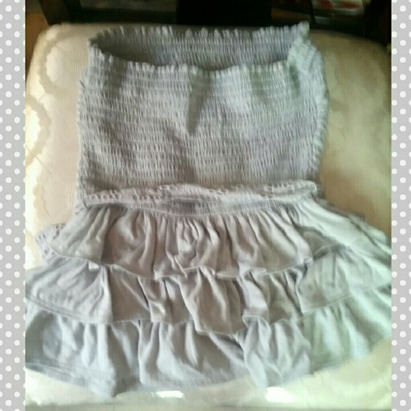 Strapless Ruffled Peplum - Picture 2 of 2