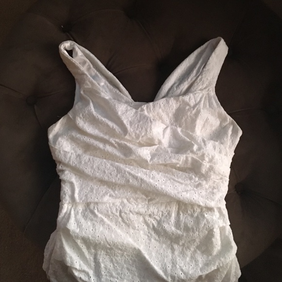 White Eyelet Express Dress