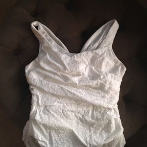 White Eyelet Express Dress