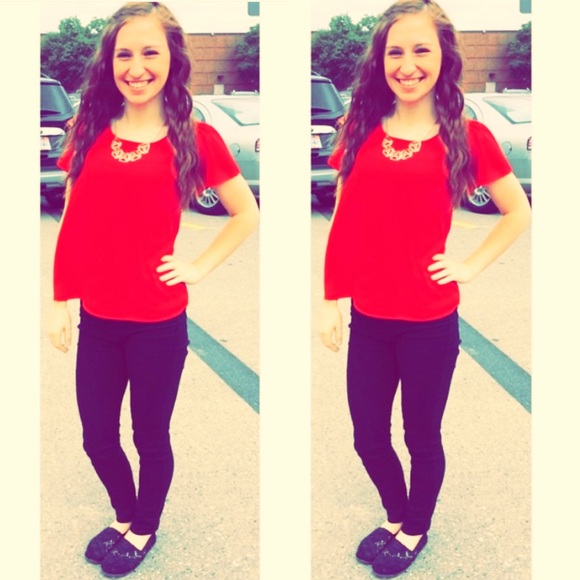 Red Dress Shirt