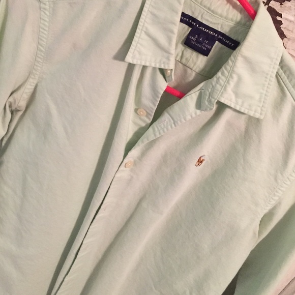 Ralph Lauren button down. Size 4. Like new.