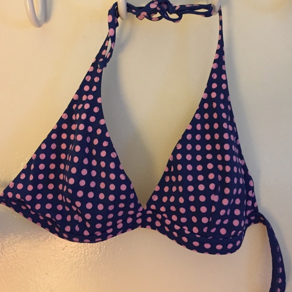 J. Crew Polka Dot Bikini Top NEW