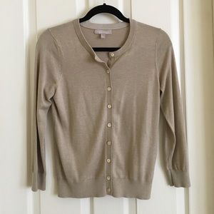 New Banana Republic Anna cardigan in pebble