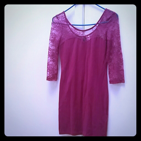 (Sz 6) Sexy pink bodycon dress