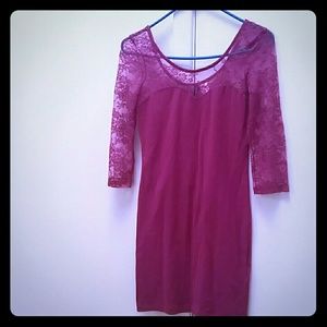 (Sz 6) Sexy pink bodycon dress