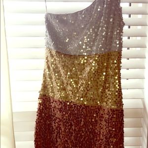 Glitter mini dress