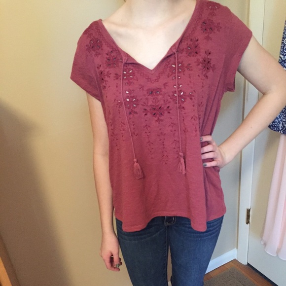 Boho American eagle top
