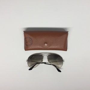 Ray-ban aviator sunglasses silver