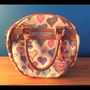 Dooney & Bourke Hearts round handbag/crossbody