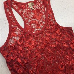 BKE lace tank